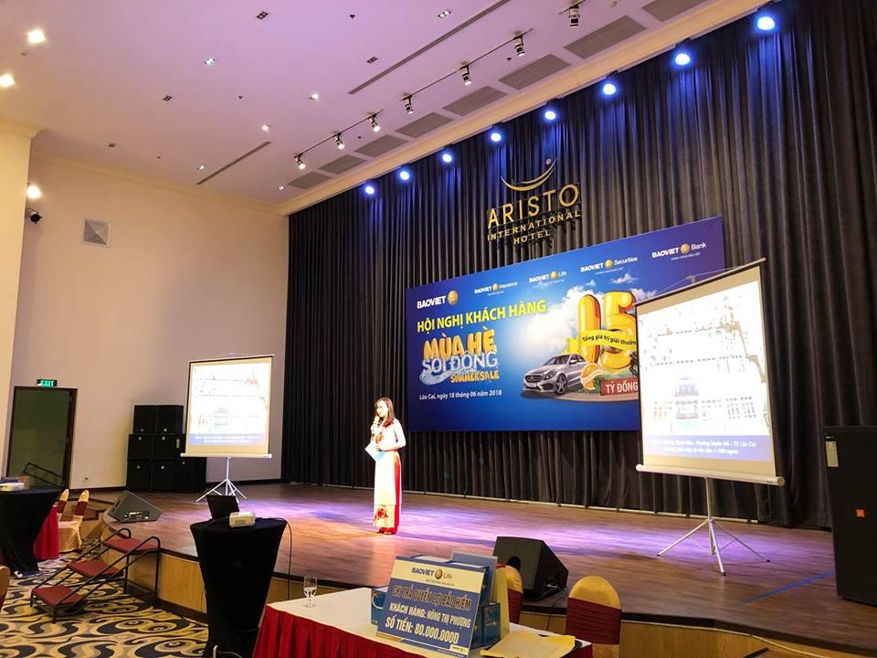 Hội nghị khách hàng của Công ty Bảo Việt Nhân Thọ tỉnh Lào Cai
